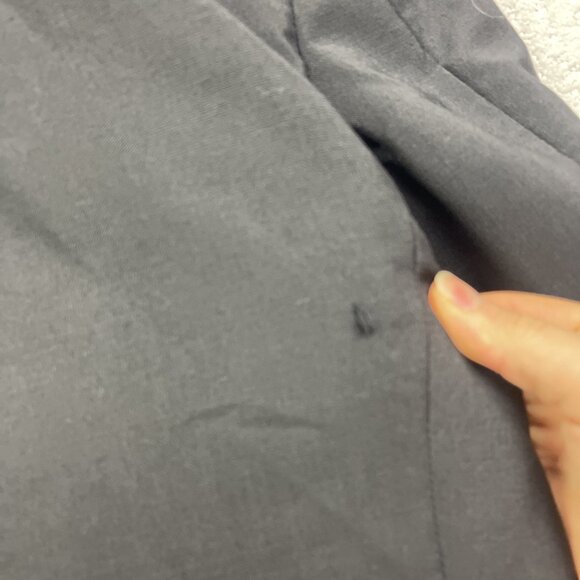 VTG Gala x Thos priestley & sons Mohair / Wool Blazer Sz 41R Black England Made - Picture 11 of 16